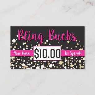 $10 Bling Bucks Discount Card