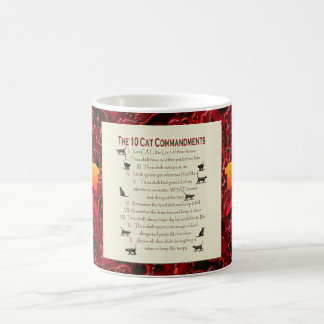 10 CAT Commandments Coffee Mug