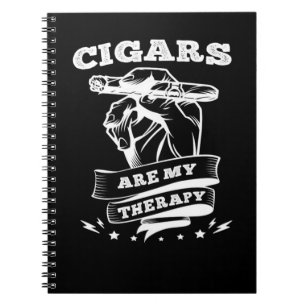 10.Cigars Are My Therapy Notebook