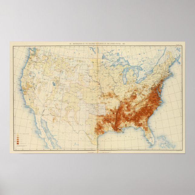 10 Coloured population 1890 Poster (Front)