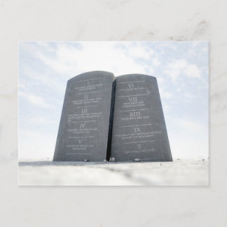 10 Commandments In Desert Postcard
