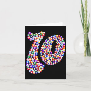 10 Composed Of Billiard Pool Table  Card
