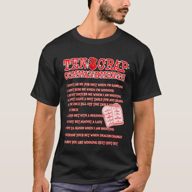10-CRAP-COMMANMENTS T-Shirt (Front)
