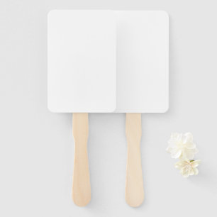 10 Custom Personalised Wedding Program Hand Fans