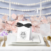 10 Custom Tent Favour Box 25% OFF Bulk Buy Discoun