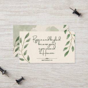 10 Days of Scripture Verse Cards   Matthew 5:12