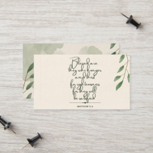 10 Days of Scripture Verse Cards   Matthew 5:6