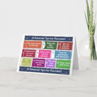 10 Essential Tips for Pickleball Card