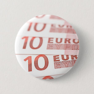 10 Euros 6 Cm Round Badge