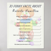 10 FUNNY FACTS PARTY GAME  FOR MEN