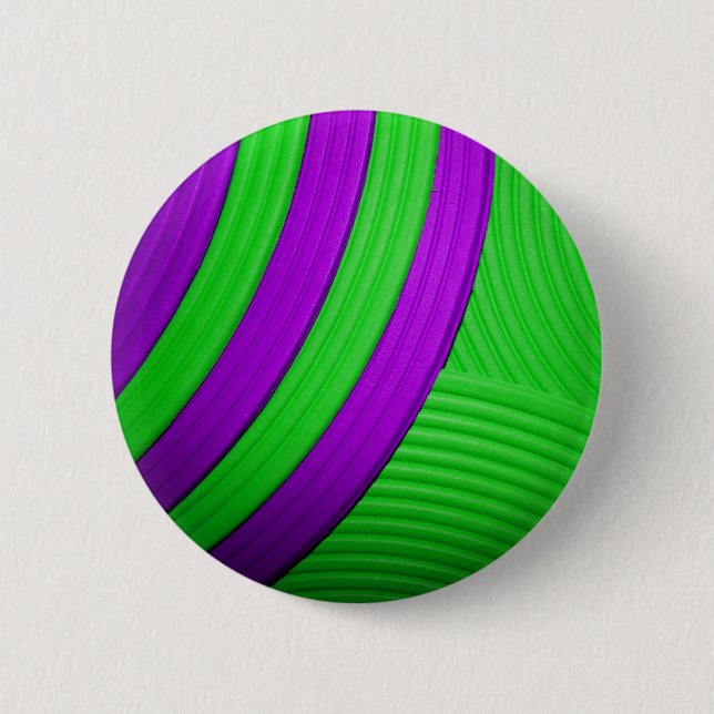 10 Green & Purple Button (Front)