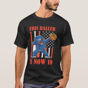 10 Happy 10Th Baseball 10Th T-Shirt
