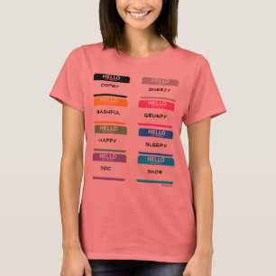 10 Hello My Name Is Stickers Colors T Shirts