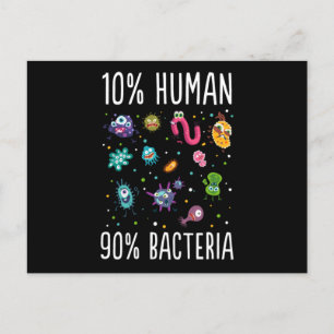 10 Human 90 Bacteria Microbiology Print Gift Tee Postcard