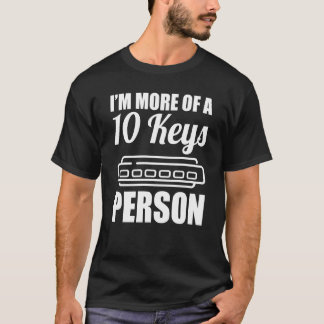 10 Keys Person Harmonica Player T-Shirt