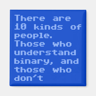10 Kinds of People Binary Magnet