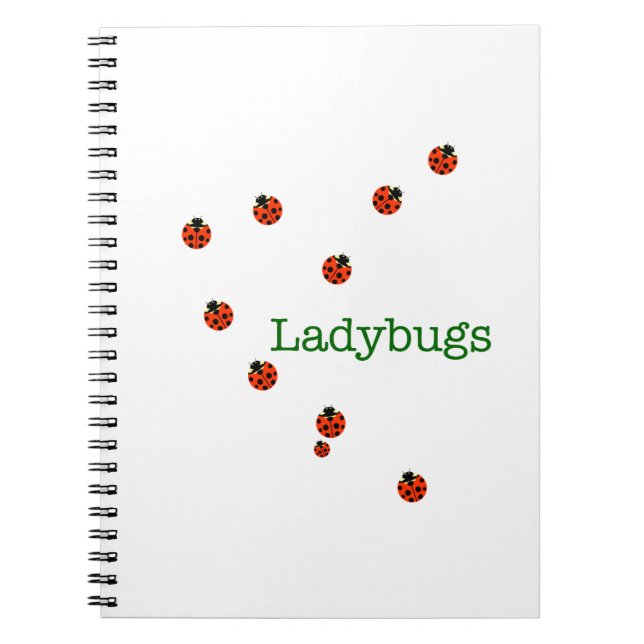 10 ladybugs notebook (Front)