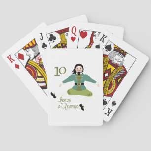 10 Lords A-Leaping Playing Cards