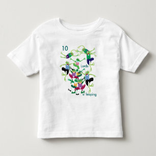 10 Lords a leaping Toddler T-Shirt