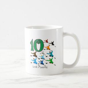 10 Lords Leaping Coffee Mug