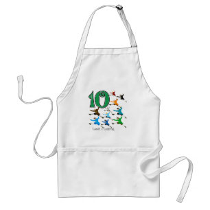10 Lords Leaping Standard Apron