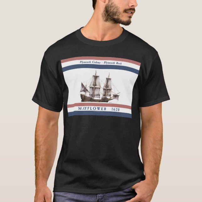 10 mayflower plymouth colony T-Shirt (Front)