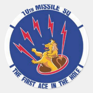 10 Missile Squadron Sticker U.S. Air Force