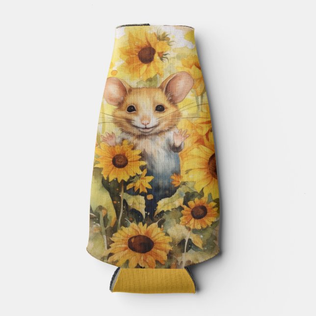 10 of 17 Sunflower Garden Miceville Bottle Cooler (Front)