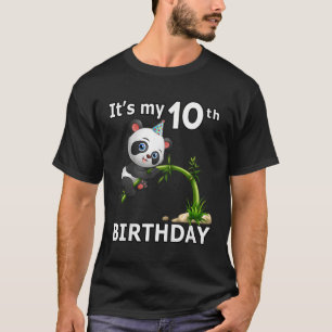 10 Panda 10Th Py Animal Panda T-Shirt