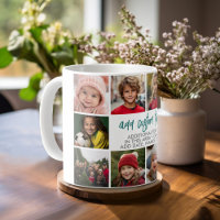 10 Photo Border with Text Centre - Teal Grey