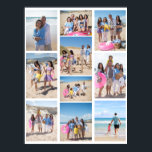 10 Photo Collage Personalised Poster<br><div class="desc">Create a Photo Collage Personalised poster from Ricaso - add 10 individual photos to make a photo collage. A wonderful heartfelf keepsake wall print for yourself or others. Give the gift of a lasting memory.</div>