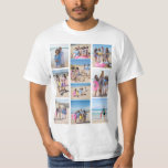 10 Photo Collage Personalised T-Shirt<br><div class="desc">Create a Photo Collage Personalised t-shirt from Ricaso - add 10 individual photos to make a photo collage.  A wonderful heartfelt keepsake apparel for yourself or others. Give the gift of a lasting memory.</div>