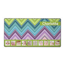 10 Photo Colourful ZigZag Personalised