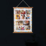 10 Photo Modern Trendy Floral Stylish Name Hanging Tapestry<br><div class="desc">10 Photo Modern Trendy Floral Stylish Name Wall Hanging Tapestry features ten of your favourite pictures for an easy and quick DIY add your own photo collage. Personalise with your name and surrounded with a colourful floral pattern. Makes a perfect gift for Christmas, birthdays, Mother's Day, sisters, best friends and...</div>