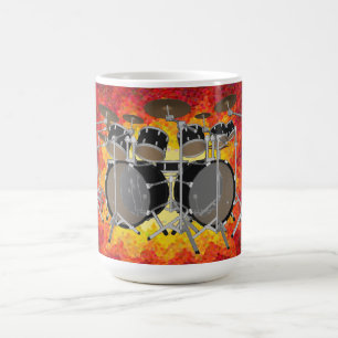 10 Piece Drum Kit & Graphics: Coffee Mug