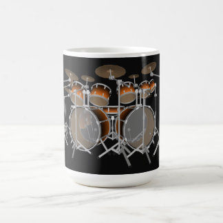 10 Piece Drum Kit: Orange Gradient: Drums Mug