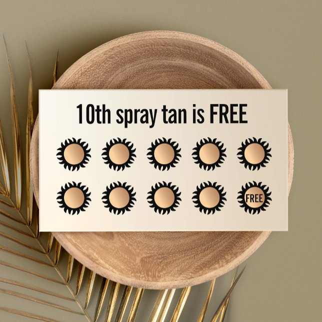 10 Punch Spray Tan Visit  Customer Loyalty  (Creator Uploaded)