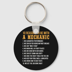 10 Reasons To Be With a Mechanic Funny mechanic Key Ring