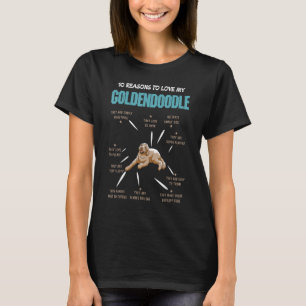 10 Reasons To Love Goldendoodle Dog Pet T-Shirt