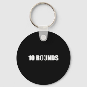 10 Rounds - Boxing Lover Gym Boxer Kickboxing Kick Key Ring