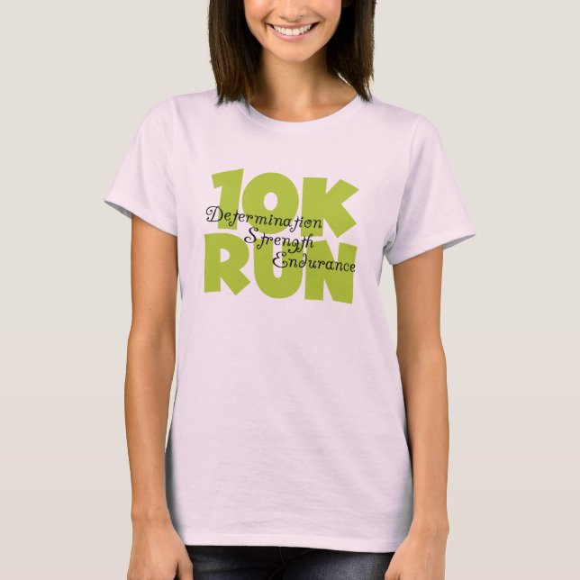 10 Run Spring Green T-Shirt (Front)