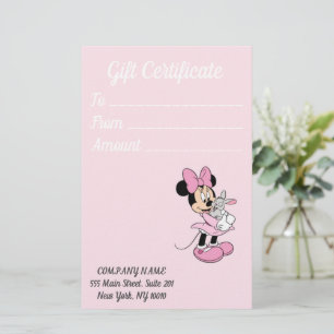 10 sheets Gift Certificate Stationery