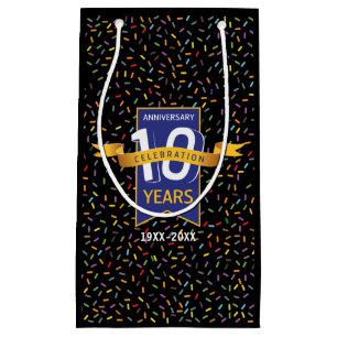 10 th ANNIVERSARY Design Small Gift Bag