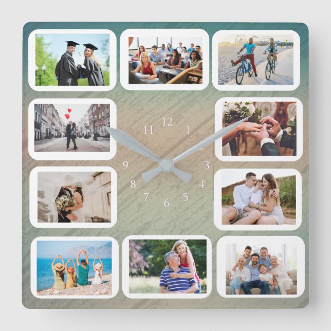 10 The only watch your parents will ever own Square Wall Clock (Front)