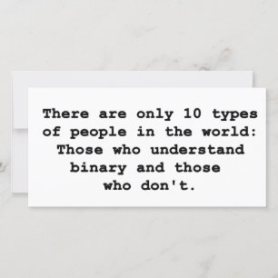 10 Types of People