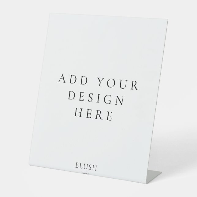 10"x12" Pedestal Sign Printing (Front)