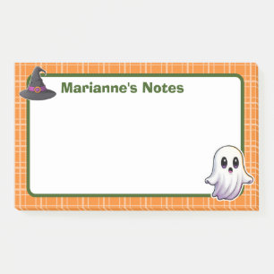 10"x6" Orange Spooky Cute Post-it Notes