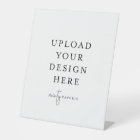10" x 12" Plastic Pedestal Stand Sign
