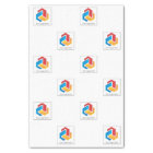 10" x 15" Scattered Logo - Vertical