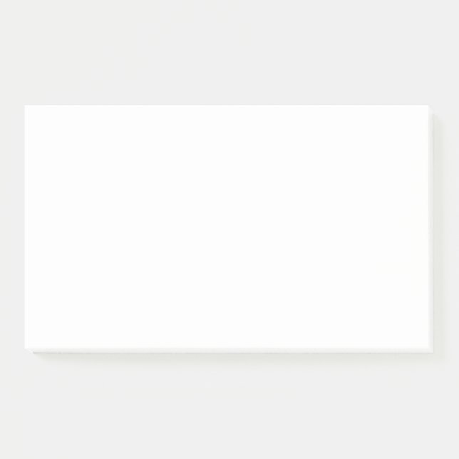 10" x 6" 3M Post-it® Notes Pad (Front)